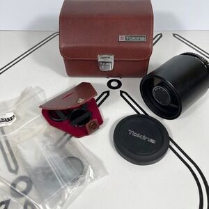 Tokina RMC 500mm 1:8 Mirror Lens with Case and Filters - Not Tested